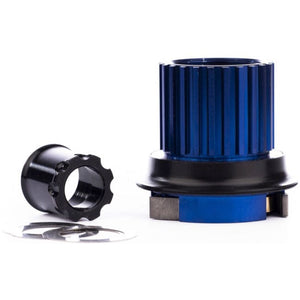 Tune Hub Parts & Accessories Tune Rear Hub Cassette Body w/12mm Cap MicroSpline Blue