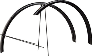 Velo Orange Full Coverage Fender Black Velo Orange Hammered 700c x 45 Fender Set