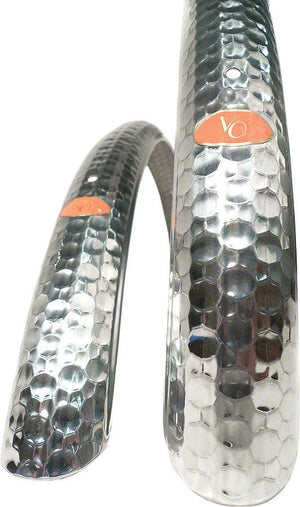 Velo Orange Full Coverage Fender Polished Silver Velo Orange Hammered 700c x 45 Fender Set