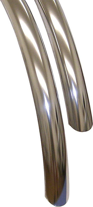 Velo Orange Full Coverage Fender Velo Orange Stainless Steel 700c x 45 Fender Set Stainless Steel 700c x 25-35
