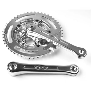 Velo Orange Grand Cru 110 Fluted Triple Crankset - 165mm