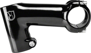 Velo Orange Stems 80Mm / Black Velo Orange Tall-Stack Stem - 31.8, Clamp, -17 1 1/8", Aluminum