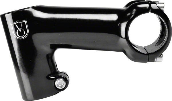 Velo Orange Stems 80Mm / Black Velo Orange Tall-Stack Stem - 31.8, Clamp, -17 1 1/8", Aluminum