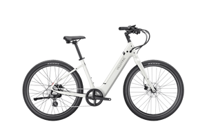 Velotric e-Bikes Satin White Velotric Breeze 1 E-Bike Cruiser