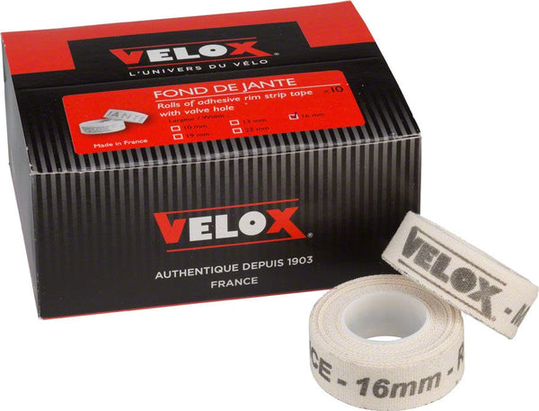 Velox Rim Accessories 16Mm Velox Cloth Rim Tape Box of 10