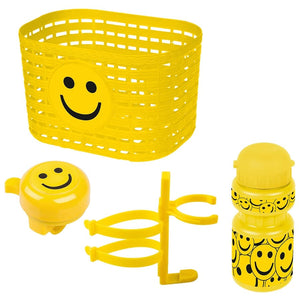 Ventura Baskets and Accessories Ventura Smile Accessory Kit Basket Front Yellow Kit