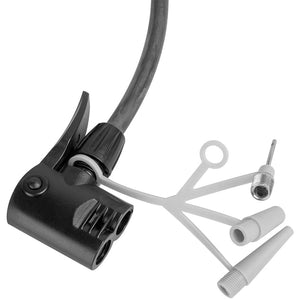Ventura Floor Pumps Ventura 12/180 Floor Pump Dual Valve Head 180psi Black