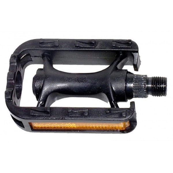Ventura Recreational Pedals Ventura Plastic Kids Pedal 1/2 Pedals Body: Nylon Spindle: Cr-Mo 1/2'' Pair