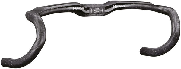 Vision Handlebars Vision TriMax 4D Compact Handlebar 31.8mm Clamp Diameter 420mm Width +10° Rise ACR Internal Routing Compatible – Carbon