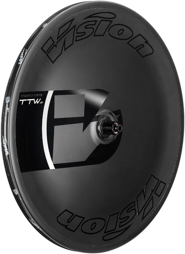 Vision Rear Wheel Vision Metron TTW Rear Wheel Disc 700c Carbon Aero Profile Center Lock Rotor Mount Shimano HG 11/12-Speed – BLK