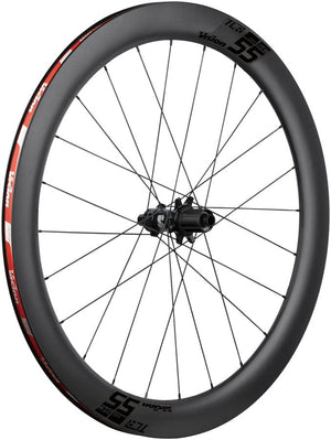 Vision Rear Wheel Vision SC55 TL Rear Wheel Tubeless 700c 24H Spoke Count Disc Brake Center Lock Rotor Mount – BLK