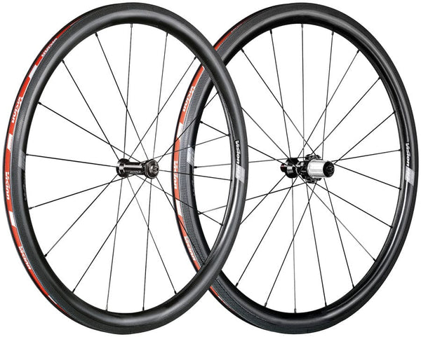 Vision Wheels Vision SC40 TL Wheelset Tubeless 700c 16/21H Spoke Count Rim Brake Quick Release – BLK
