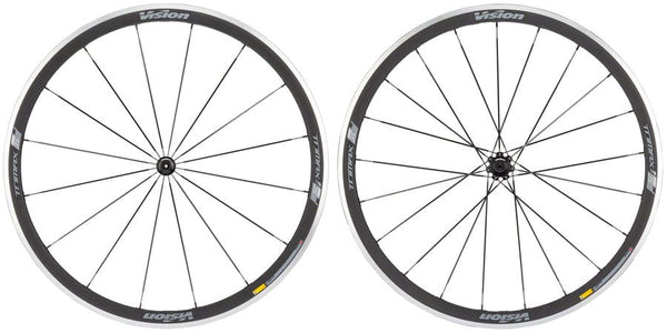 Vision Wheels Vision Trimax 35 Wheelset - 700 QR x 100/130mm Rim Brake HG 11 BLK Clincher