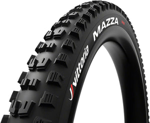 Vittoria Tires 27.5 X 2.4 Vittoria Mazza Race Tire - Tubeless 2PLY Folding, Black, Enduro 1C G2.0