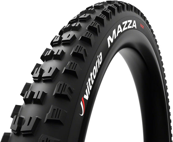 Vittoria Tires 27.5 X 2.4 Vittoria Mazza Race Tire - Tubeless 2PLY Folding, Black, Enduro 1C G2.0