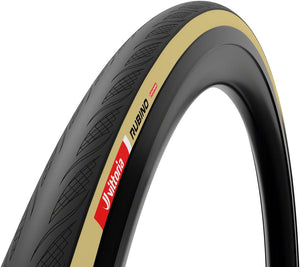 Vittoria Tires 700 X 28 / Black/Tan / Tubeless Folding Vittoria Rubino V 700c Tire - Folding, 1C Graphene + Silica G2.0