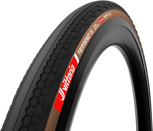 Vittoria Tires 700 X 45 / BLK/Brown Vittoria Terreno T10 Hardpack Tire