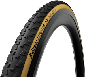 Vittoria Tires Vittoria A Dugast Rhino Tire - 700 x 33 Tubeless Folding BLK/Para Cotton 2C + Neoprene