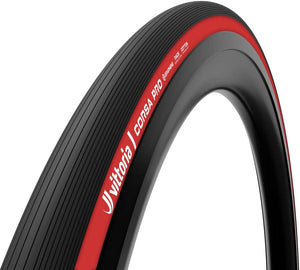 Vittoria Tires Vittoria Corsa Pro Tire - 700 x 28  Tubeless Folding BLK/Red 4C Race Graphene G2.0