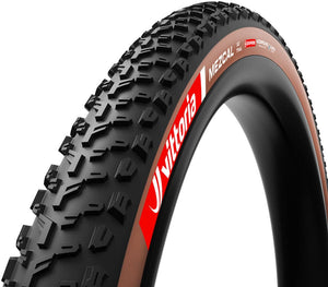 Vittoria Tires Vittoria Mezcal III Tire - 29 x 2.4 Tubeless Folding BLK/Brown 4C Trail TNT Graphene G2.0