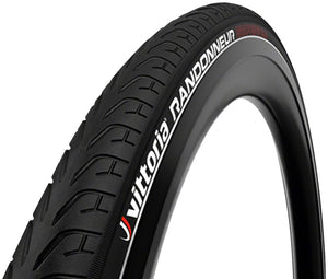 Vittoria Tires Vittoria Randonneur Reflect Tire - 700 x 38 Clincher Wire Black