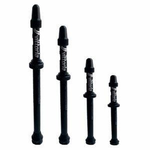 Vittoria Tubeless Valves Vittoria Multiway Tubeless Valve Alloy Black 40mm (Pair)