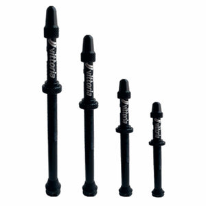 Vittoria Tubeless Valves Vittoria Multiway Tubeless Valve Alloy Black 60mm (Pair)