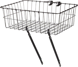 Wald Baskets and Accessories Wald 1392 Front Basket: Gloss Black LG