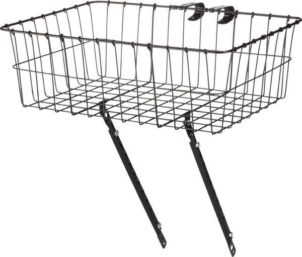 Wald Baskets and Accessories Wald 1392 Front Basket: Gloss Black LG