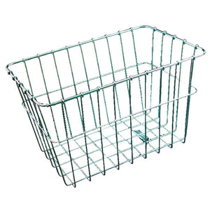 Wald Baskets and Accessories Wald #585 Rear Rack Basket Silver 14.5 X 9.5 X 9"