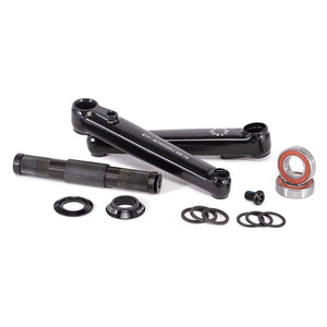 We The People BMX Cranksets 175Mm We The People Logic Crankset Spindle: 22mm, Black, BMX Set