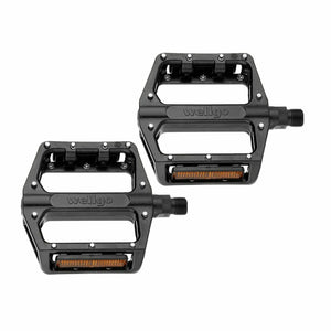 Wellgo Platform Pedals Wellgo B087 BMX Platform Pedals 1/2" Black