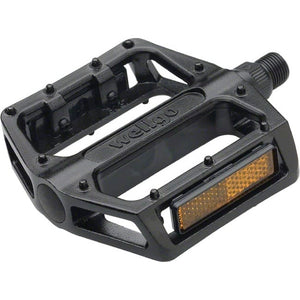 Wellgo Platform Pedals Wellgo B087 BMX Platform Pedals 1/2" Black