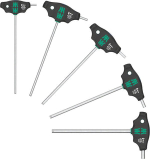 Wera Hex Wrench 4 Wera 454 T-handle Screwdrivers Hex-Plus Set