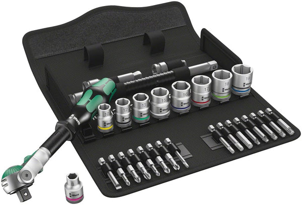 Wera Ratchets and Bits 3/8" Drive Metric Wera 8100 6 Zyklop Speed Ratchet Sets
