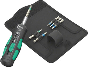 Wera Screwdrivers Wera 7515/7 Kraftform Bike 1 Safe-Torque Screwdriver and Bit Set