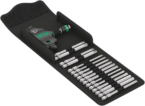 Wera Screwdrivers Wera Kraftform Kompakt 400 T-Handle Screwdriver and Bit Set