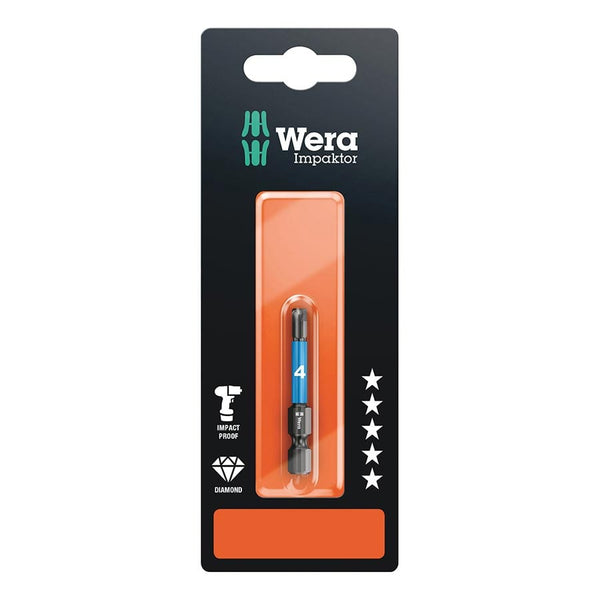 Wera Sockets and Bits 4.0Mm Wera 840/4 IMP DC Impaktor bits SB Hex-Plus