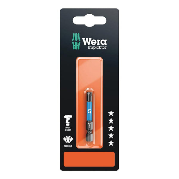 Wera Sockets and Bits 5.0Mm Wera 840/4 IMP DC Impaktor bits SB Hex-Plus