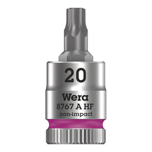 Wera Sockets and Bits Wera 8767A HF TORX Zyklop 1/4'' Drive Torx 20 x 28mm with HF