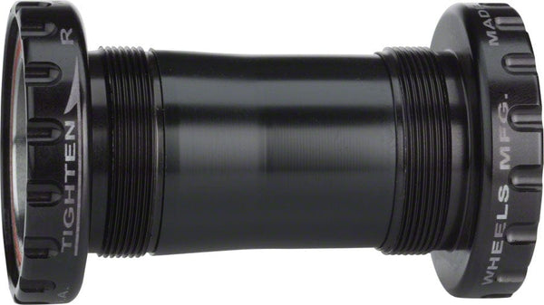 Wheels Manufacturing Bottom Brackets Wheels Manufacturing BSA 30 Bottom Bracket - English BSA Frame Interface ABEC-5 Angular Contact Bearings For 30mm Spindle BLK