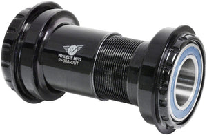 Wheels Manufacturing Bottom Brackets Wheels Manufacturing PF30A Frame to GXP Spindle Outboard Thread Together Bottom Bracket BLK