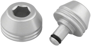 Wolf Tooth Axles & Axle Parts Wolf Tooth Axle Trainer Caps Silver