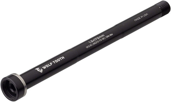 Wolf Tooth Axles & Axle Parts Wolf Tooth Rear Thru Axle - M12 1.5 x 172mm Black