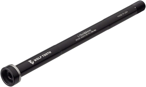 Wolf Tooth Axles & Axle Parts Wolf Tooth Rear Thru Axle - M12 1.75 x 192mm Black