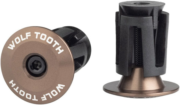 Wolf Tooth Bars Ends & Plugs Espresso Wolf Tooth Alloy Bar End Plugs