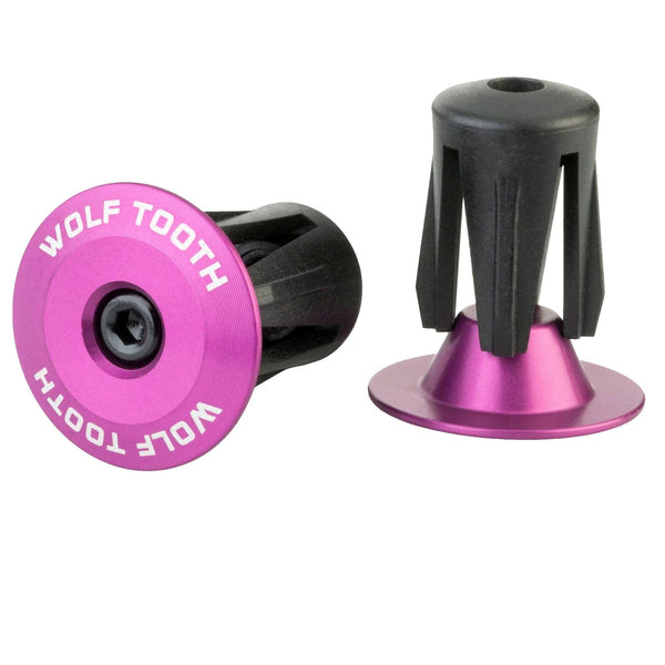 Wolf Tooth Bars Ends & Plugs Purple Wolf Tooth Alloy Bar End Plugs