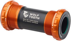 Wolf Tooth Bottom Brackets 24Mm / Orange Wolf Tooth Bottom Bracket - English BSA 68/73