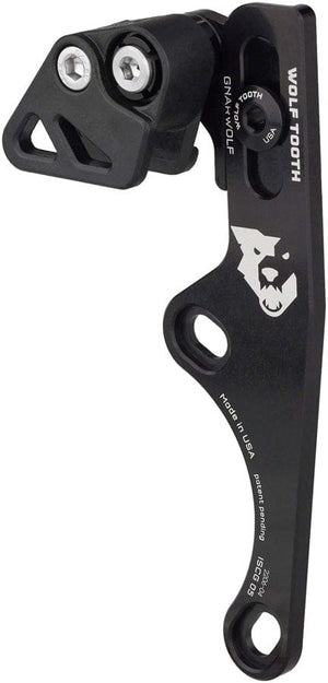 Wolf Tooth Chain Retention System Part Wolf Tooth Gnarwolf Chainguide ISCG05 Mount Black Rev 2