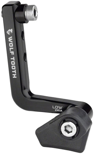 Wolf Tooth Chain Retention System Part Wolf Tooth LoneWolf Aero Chainguide - 34t-52t Braze-On Low Mount Black